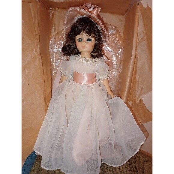 Madame Alexander Plastic Articulated Pinkie Vintage 11” Doll wBox, Bonnet - Picture 8 of 11